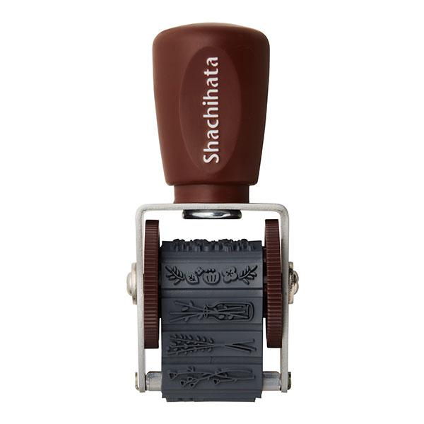 シャチハタ・回転デコレーションスタンプmini・フラワー[Shachihata