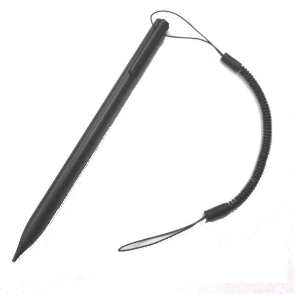 タッチペン 感圧式 ブラックカラー+コイルコード 3DS カーナビなどに