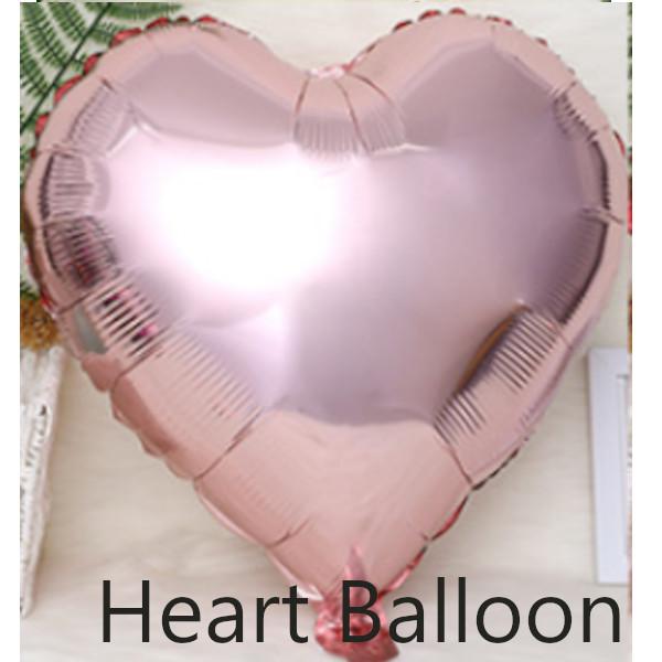 ハート形 風船 シルバー 1個 バルーン 誕生日 パーティー (K21
