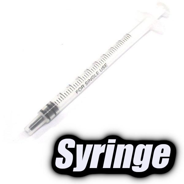 1ml シリンジ 本体のみ 1本 計量用 注入用 注射器 プラモデル製作 工作