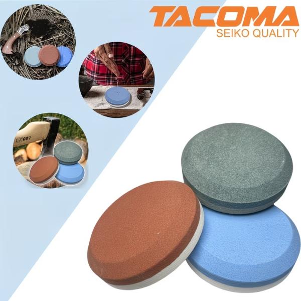 TACOMA 斧/手斧用砥石 180/320/600/1000グリット、プロ仕様砥石＆ツールシャープナー キャンプやフィールド使用向け、両面高硬度