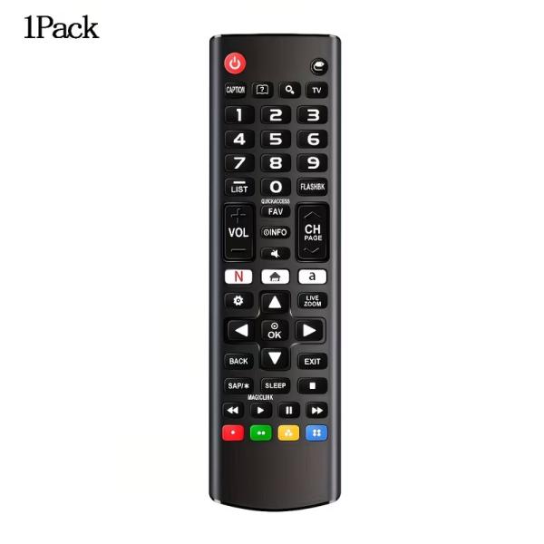 1パック LGリモコン対応 ユニバーサルリモコン スマートTV用 全モデル対応 LGテレビリモコン AKB75095307 AKB74915305