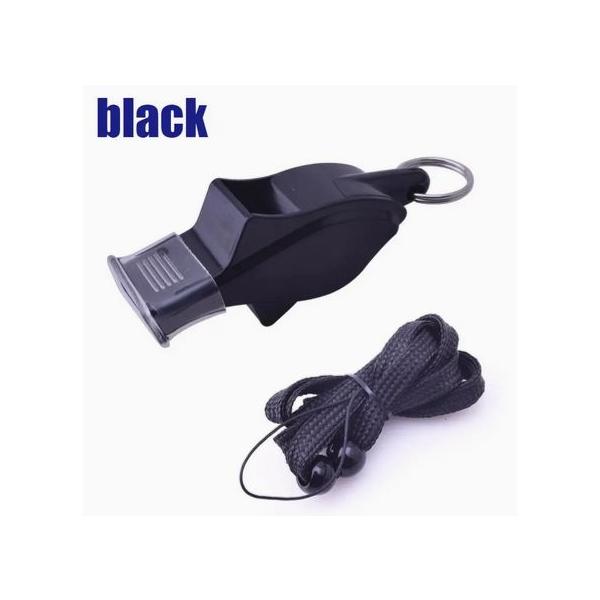 ボールがなく、強い音の浸透、豊かな音。サッカー、バスケットボール、バレーボール、その他のボールスポーツ、体育教師、アウトドアスポーツ愛好家に適しています。名前: 審判ドルフィンホイッスル材質：環境に優しいプラスチック色: 黒パッケージ内容:...