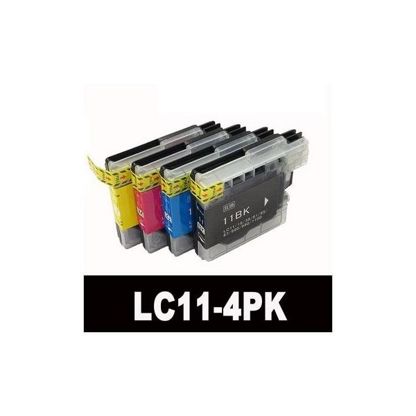 互換品 MFC-6490CN インク ブラザー プリンターインク LC11 4色セット LC11-4PK
