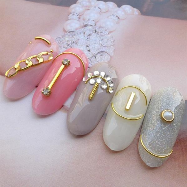 個入り カーブスティック メタルスタッズ ネイルパーツ ゴールド パーツ Gold デコ素材 ジェルネイル Buyee Buyee 日本の通販商品 オークションの代理入札 代理購入