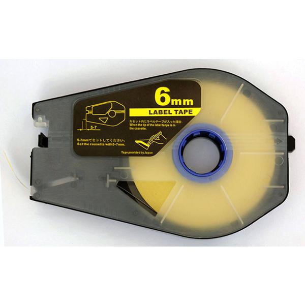 キヤノン（Canon） 互換 ラベルテープカセット TM-LBC6Y 黄 イエロー