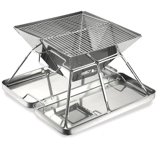 特徴:収納ラック色:シルバー燃料タイプ:炭製品サイズ:?39 x 39 x 22 cm; 2.5 kg色:?シルバー材質:?ステンレス鋼電源:?固体燃料レーザークラス:?収納ラック付属品:?本体と焼き網商品の重量:?2.5 Kilogram...