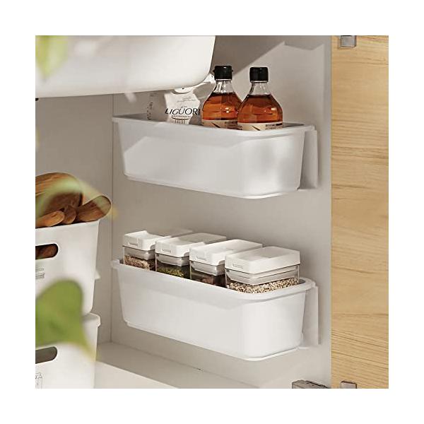 商品重量:421ｇ/個梱包サイズ:41.29 x 19.8 x 17.5 cm【シンプルなデザイン】シンプルで洗練されたデザイン性と引き出しやすいコンパクトさが特徴的です。【便利な引き出し式】スムーズにスライド可能、棚の奥まで有効活用できる...