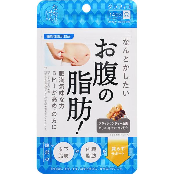 なんとかしたい お腹の脂肪！ 7.0g（250mg×28粒） 【機能性表示食品】