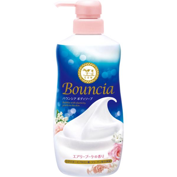 牛乳石鹸共進社 バウンシアボディソープ エアリーブーケの香り ポンプ ４８０ｍＬ