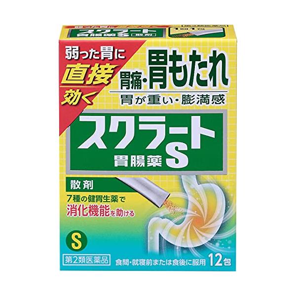 ライオン スクラート胃腸薬Ｓ（散剤） １２包 【第2類医薬品】