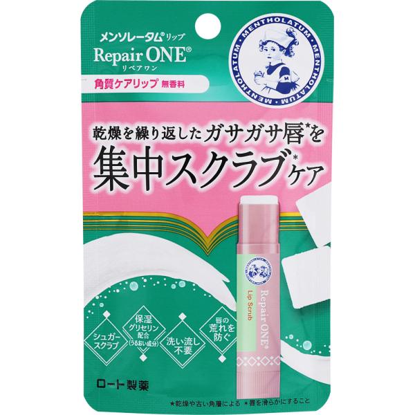 ロート製薬 メンソレータム リップリペアワン 角質ケアリップ ３．６ｇ