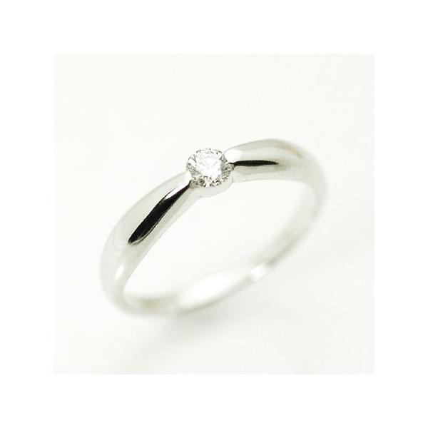 Pt900 ダイヤモンド 0.1 ピンキーリング リアン/Pt リング（ピンキー リング） ダイヤモンド0.1ct プラチナ900