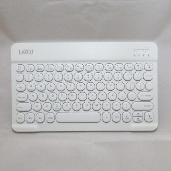 ワイヤレスBluetoothキーボード 英語配列 ワイヤレス キーボード Bluetooth3.0 英語配列 78キー 軽い 小さい