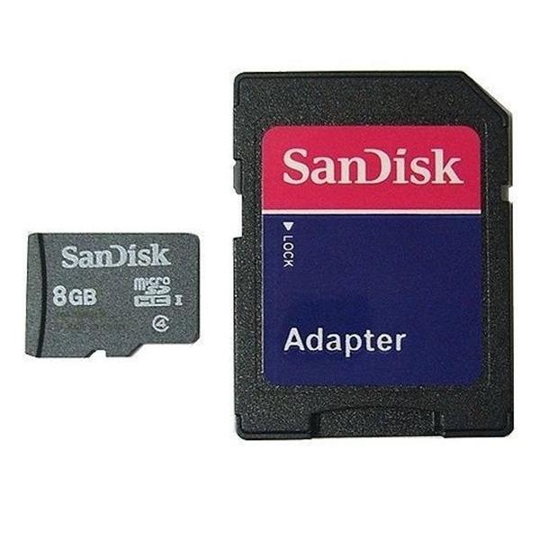 SanDisk microSDJ[h }CNSDHC 8GB SDA_v^t Class4 UHS-1Ή