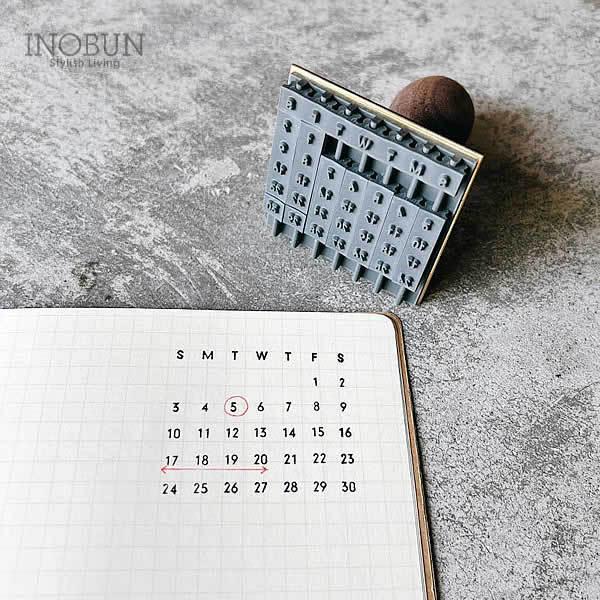 万年カレンダー ハンコ 水縞スタンプ Inobun イノブン 通販 Yahoo ショッピング