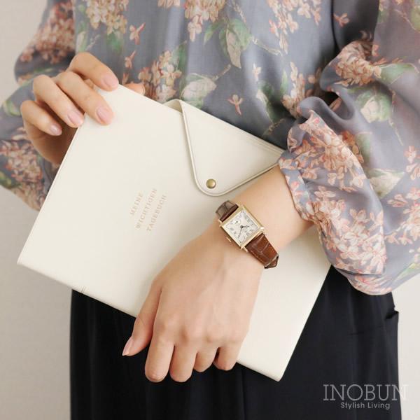 腕時計 ロゼモン 腕時計 Nostalgia Rosemont N011 Ywr Ebr アンティークゴールド ブラウンベルト レザー Inobun イノブン 通販 Yahoo ショッピング