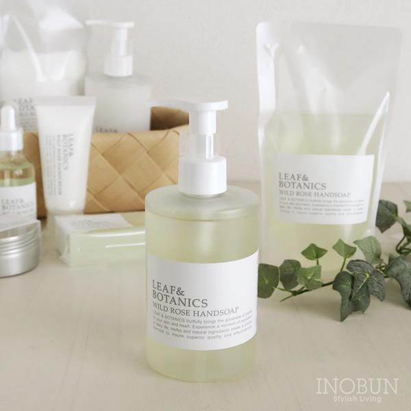 ハンドソープ リーフ＆ボタニクス ハンドソープ LEAF＆BOTANICS 290mL ワイルドローズ 日本製 松山油脂