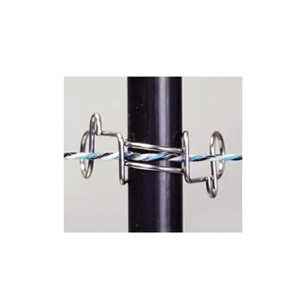 20mmフック■FRPポール直径20mm専用取り付けフックです。　※フックはゲッターパイル（樹脂被膜鋼管支柱）には使えません。