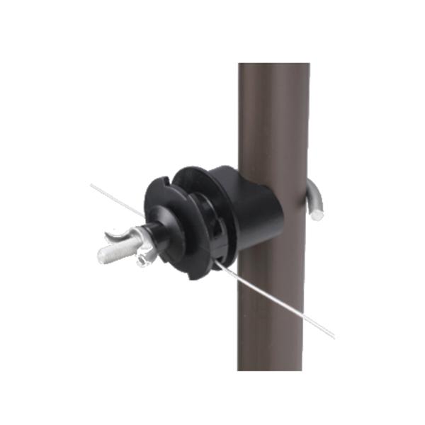 Eガイシ大■支柱直径24mm〜26mm用です。　アルミ線・特殊合金線の取付けに最適です。●直径：約40mm●高さ：約46mm●取付け可能な支柱直径： 24mm〜26mm