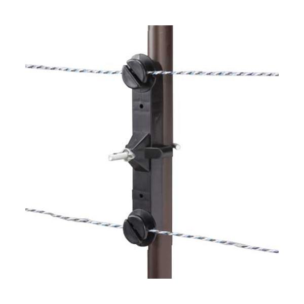 Wガイシ大■支柱直径21mm〜26mm用です。　2段張り用2連式。一度に2段分のガイシを設置することができます。●直径：約33mm●長さ：約190mm●高さ：約34mm●取付け可能な支柱直径： 21mm〜26mm