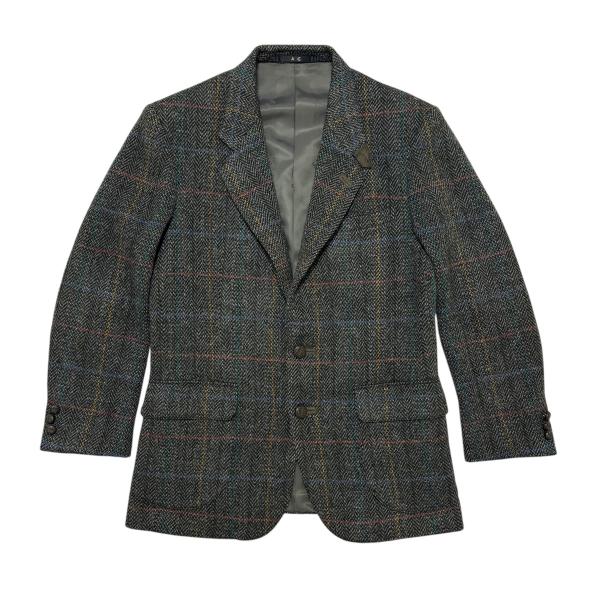 DAKS（ダックス） 古着 ツイードジャケット シングル ヘリンボーン