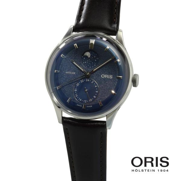 ORIS アートリエ コンプリケーション 39.5mm クラシック ムーンフェイズ メカニカル 01 782 7811 4055-07 6 20 17FC