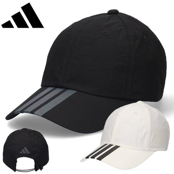 adidas アディダス キャップ 3ストライプ バイザーキャップ メンズ レディース ユニセックス 帽子 スポーツ カジュアル ランニング