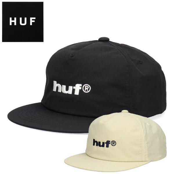 ハフ HUF ロゴ キャップ シンプル ブランド メンズ レディース 熱中症対策 紫外線対策 人気 フラットバイザー スナップバック おしゃれ スケボー 春 夏 秋 冬
