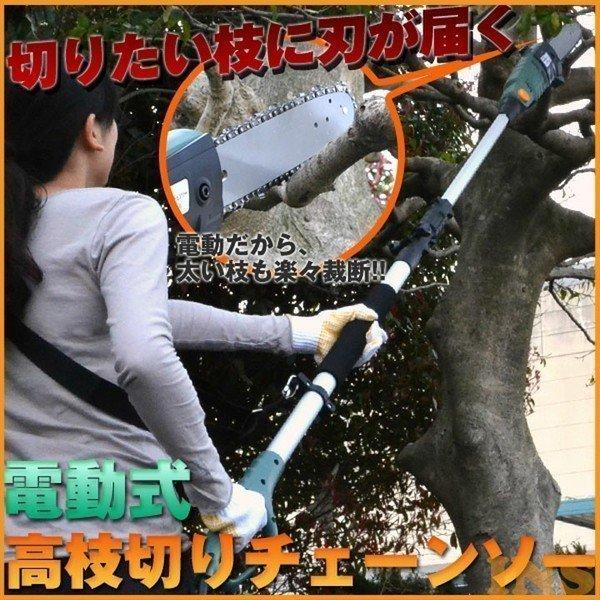 電動高枝切りチェンソー「高枝健太郎くん」 ET1208 SIS : 照明と 