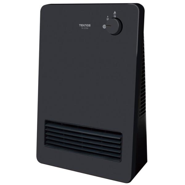 TEKNOS（テクノス） セラミックヒーター 1200W、600W ブラック TS-1290
