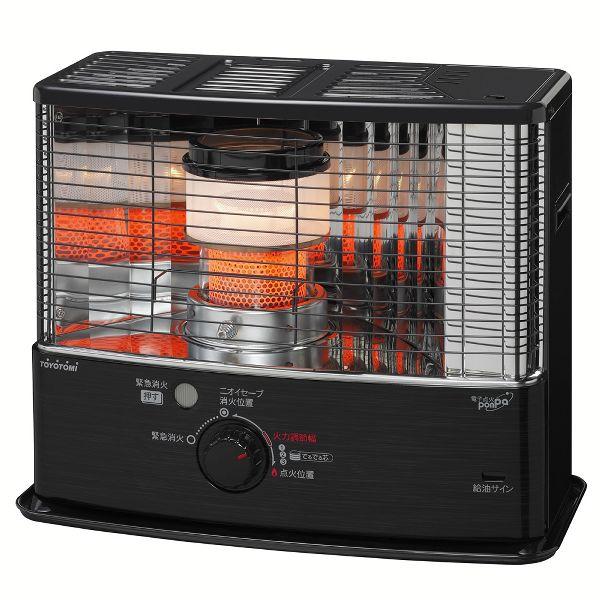 新品★TOYOTOM HRC-W36M(B) ブラック 反射型石油ストーブ TOYOTOMI（トヨトミ） トヨトミ反射式石油ストーブ B HRC-W36M