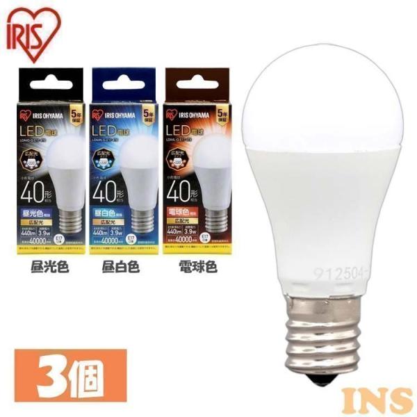 LED�d�� 3�Z�b�g E17 �L�z�� 40�` ���� LDA4D-G-E17-4T6 LDA4N-G-E17-4T6 LDA4L-G-E17-4T6 �����F �����F �d���F �A�C���X�I�[���}