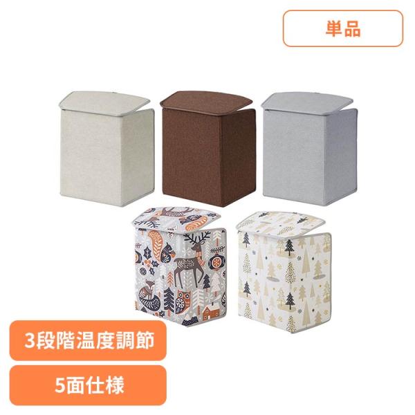 パネルヒーター パネルヒーター 足元 足元ヒーター パネルヒーター 5面 暖房器具 折りたたみ収納 トカイズ パネルヒーター 5面仕様 TPH-001S TOKAIZ (B)