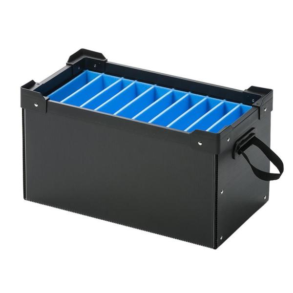 サンワサプライ プラダン製タブレット ノートパソコン収納ケース 10台用 Pd Box1bk小物 箱 持ち運び