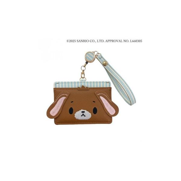 サンリオ シュガーバニーズ リール付パスケース MK1A-10SI(くろうさ