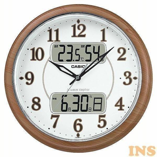 CASIO（カシオ） 掛け時計 アナログ 電波 掛け時計 電波 アナログ 温度