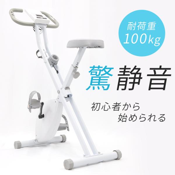 フィットネスバイク 静音 超静音 8段階調整 エアロ バイクビクス