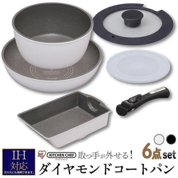 ダイヤモンドコートパン6点セット