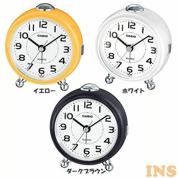 CASIO（カシオ） 目覚まし時計 シンプル 非電波 アナログ かわいい TQ