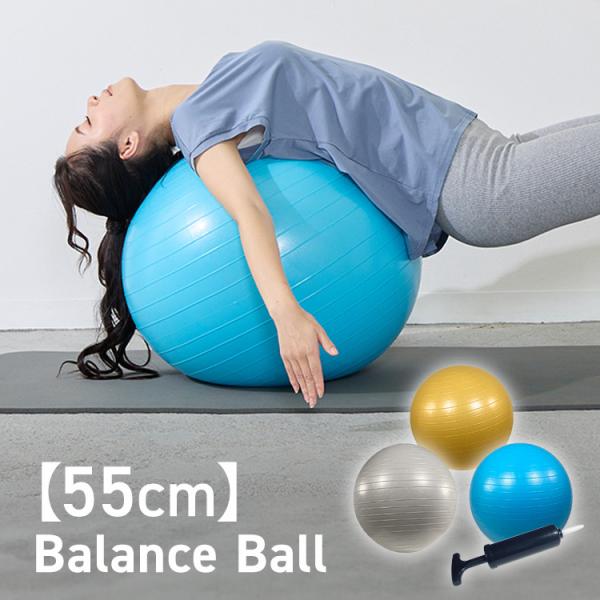 バランスボール 椅子 55cm チェア ヨガボール フィットネス