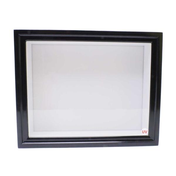 2021年6月中旬よりペフ板が変わり旧ロットに比べより白くなりました。【厚型７０】【ＵＶカット】小型ドイツ箱（黒）＜ＵＶカット仕様＞ガラスの内面にＵＶカットフィルムを張って紫外線をカットカット率９９．９％、効果は半永久的、色の抜けやすい昆虫...