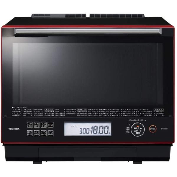 TOSHIBA東芝 石窯ドーム 加熱水蒸気オーブンレンジ 30L ERVD3000