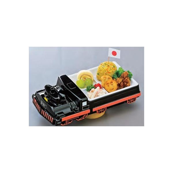 お子様ランチ D-51汽車ランチ皿 ブラック : インセット ショップ お子様ランチ D-51汽車ランチ皿 ブラック : インセット ショップ