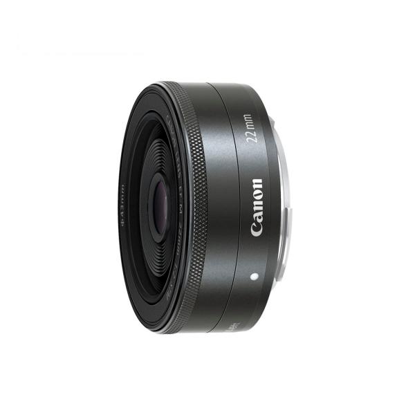 Canon - Canon 単焦点レンズ EF-M22mm F2 STM ブラック EF-M キヤノン EF-M22mm F2 STM ブラック 単焦点広角レンズ
