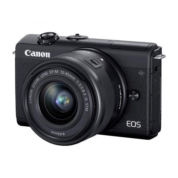 美品 EOS M200 EF-M15-45 IS STM レンズキット EOS M キヤノン M200 EF-M15-45 IS STM レンズキット ブラック