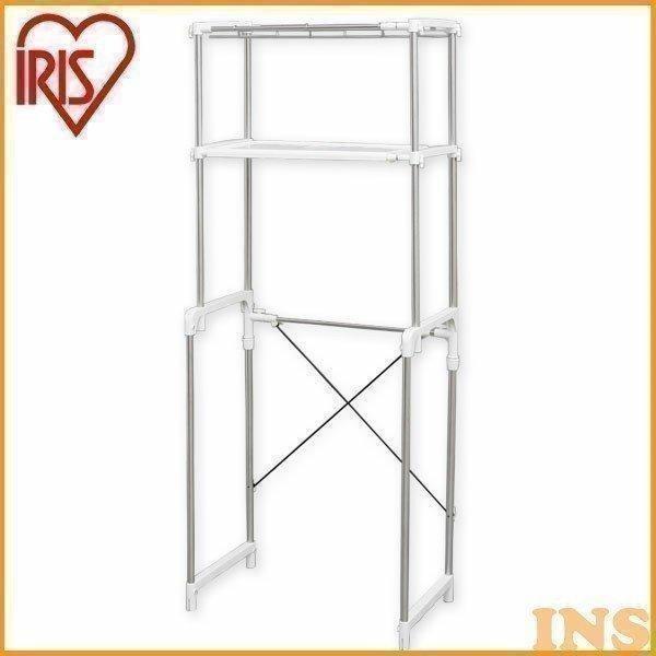 0121pointo★★詳細情報＆おトク情報は下記をご確認下さい★★場所を選ばずどこでも使えるステンレスランドリーラック。2枚の棚を有効活用できます！(メッシュ棚：タオルなどの小物置きに、フラット棚：洗剤などの小物置きに)洗濯パンの上に取り...