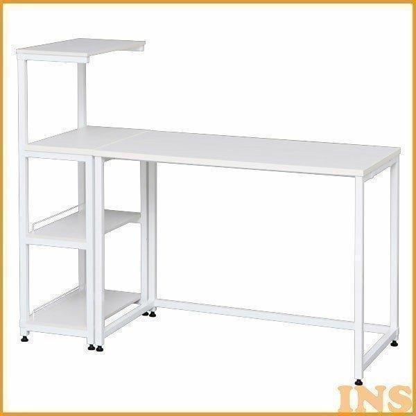 0121pointo★★詳細情報＆おトク情報は下記をご確認下さい★★誰もが使いやすくリビングにも馴染みやすいシンプルデザインのフリーデスクです。お部屋のスペースに合わせた配置ができる分割方式です。サイドラックを左右どちらにも配置できます。ま...