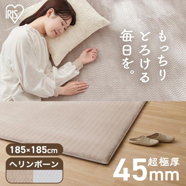 IRIS OHYAMA（アイリスオーヤマ） ラグ 2畳 おしゃれ リビング 北欧