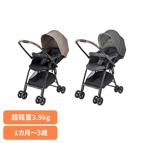 他サイト： アップリカ ベビーカー 超軽量 ファーストベビーカー A型ベビーカー ワンタッチ開閉 洗えるメッシュシート カルーンエアー メッシュ AC Apricaの商品画像
